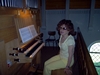 Lindalee Laur playing the organ of Ruts Church